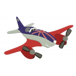 Looks Like Ishani Airplaine Filled Machine Embroidery Design Digitized Pattern